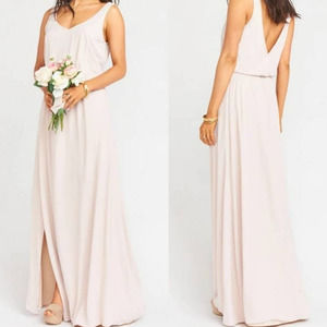 NEW Show Me Your Mumu Kendall Maxi Dress Show Me‎ The Ring Crisp Beige Size XL